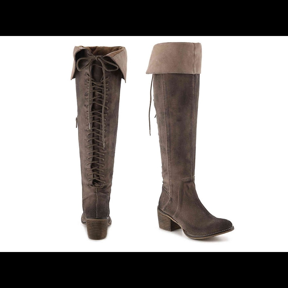 SALE!! Diba Over the Knee Boots in Taupe